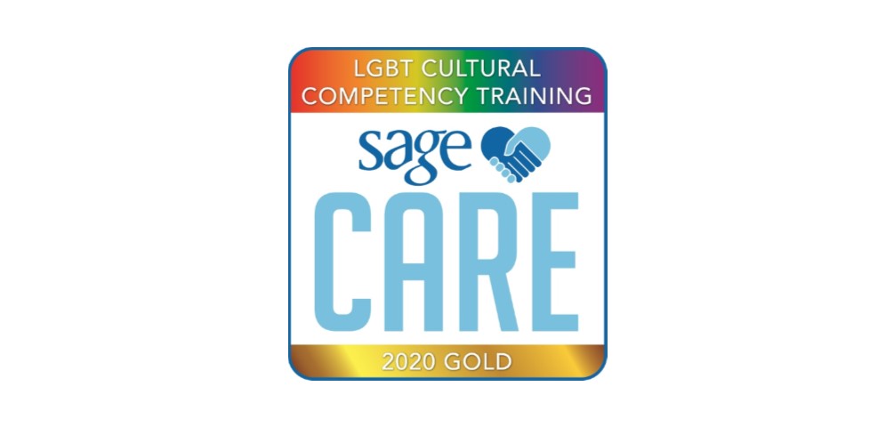 the image shows a graphic from SAGECare that shows Gold Level Status