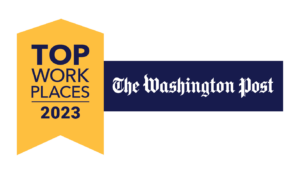 banner that reads "Top Workplaces 2023 The Washington Post"