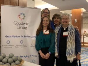 Marilyn joined Goodwin Living Team Members Jackie Barbarito, Jenny Elrod and Barbara D'Agostino at the Leadership Forum.